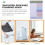 65Feuilles Cahier Planning Vert Facile À Déchirer Pour Notes 5