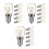 18Pcs Silver Microwave Bulbs E14 25W Oven Lamp Replacements 4