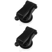 2Pièces Support Dash Cam Ventouse Réglable Pour Noir Compact