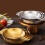 2Pcs Multi-Use Golden Cooking Pot Double Handle Kitchen Supply 3