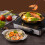 2Pcs Multi-Use Golden Cooking Pot Double Handle Kitchen Supply 9