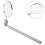 2Pièces Miroir Télescopique Pour Argent 8