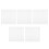 125Pcs White Hanging File Bars Metal for Bills and Documents 2