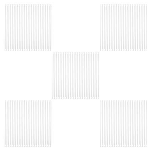 125Pcs White Hanging File Bars Metal for Bills and Documents 2