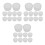 30Pcs Durable Transparent Plastic Storage Boxes Ideal for Cosmetics 2