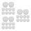 30Pcs Durable Transparent Plastic Storage Boxes Ideal for Cosmetics 5
