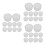 30Pcs Durable Transparent Plastic Storage Boxes Ideal for Cosmetics 6