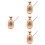 4Pcs Pineapple Cups with Straw Sturdy Drinking Mugs for Home 5