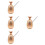 4Pcs Pineapple Cups with Straw Sturdy Drinking Mugs for Home 6
