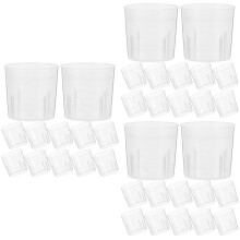 300Pcs Transparent PP Mixing Cups for Resin DIY Craft Supplies