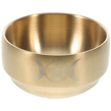 5Pcs Brass Altar Bowls Assorted Color Incense Burner Ritual Offering