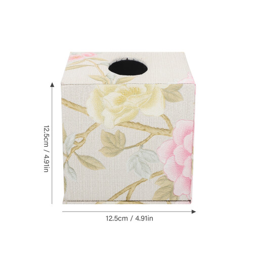 2Pcs Elegant Tissue Box Holder Large Capacity Napkin Dispenser