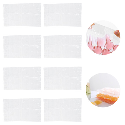 40Pcs Transparent Pe Ice Cube Bags Self-Sealing Ice Maker 1