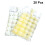 40Pcs Transparent Pe Ice Cube Bags Self-Sealing Ice Maker 6