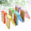 6Pcs Assorted Color Binder Ring Portable Notepads Study Cards 1