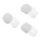 60Pcs Square Clear Planter Drip Trays Space-Saving Plastic Pot Saucers 4