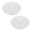 6Pcs Transparent Glass Jar Covers Easy-Fit Replacement Storage Lids 2