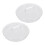 6Pcs Transparent Glass Jar Covers Easy-Fit Replacement Storage Lids 3