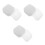 60Pcs Square Clear Planter Drip Trays Space-Saving Plastic Pot Saucers 5