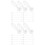 200Pcs White Clothes Tag Strings Plastic Rope Fasteners for Price Tags 4