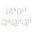 50Pcs Silver Copper Cable End Terminal Kit for Car Audio Systems 7