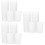 36Pcs Reusable Plastic Toothbrush Cups White Bathroom Drinking Mugs 6