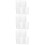 36Pcs Reusable Plastic Toothbrush Cups White Bathroom Drinking Mugs 7