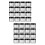 40Pcs Black Lotion Container Plastic Jars for Creams and Cosmetics 7