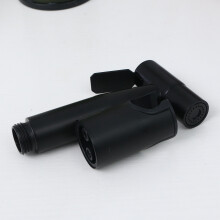 2Set Stainless Steel Bidet Nozzle and Shower Head Holder Bracket Black