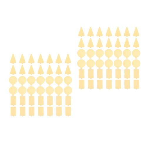 600Pcs Golden Cupcake Base Mini Cake Boards Food Grade Display 1