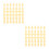 600Pcs Golden Cupcake Base Mini Cake Boards Food Grade Display 3