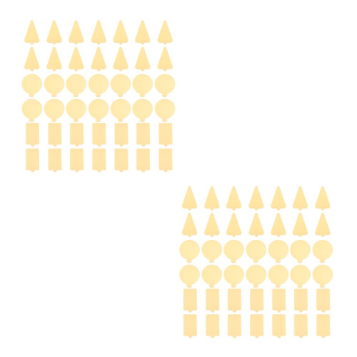 600Pcs Golden Cupcake Base Mini Cake Boards Food Grade Display 2