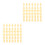 600Pcs Golden Cupcake Base Mini Cake Boards Food Grade Display 7