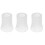 3Pièces Tubes Silicone Blancs Pour Accessoires Machine À Glace 3