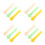 12Pcs Cat Snack Dispenser Spoon Easy Clean PP Assorted Colors for Cats 7
