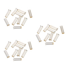 30Pcs Copper Wire End Terminal Kit Silver for Car Audio Installation