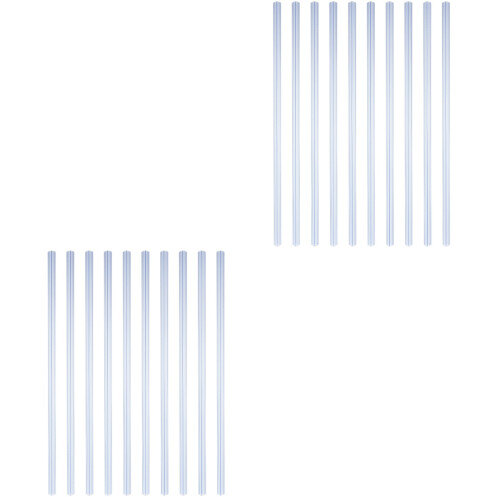 20Pcs Portable Transparent Slide Binders for A4 Bookbinding Clips 1