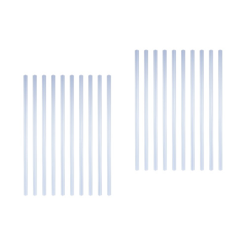 20Pcs Portable Transparent Slide Binders for A4 Bookbinding Clips 2