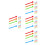 80Pcs Durable Plastic Parrot Perch Stand for Cage Birds Rest and Play 4