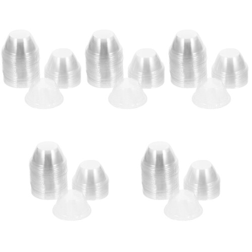 500Pcs Plastic Garden Plant Humidity Domes Clear Protective Covers