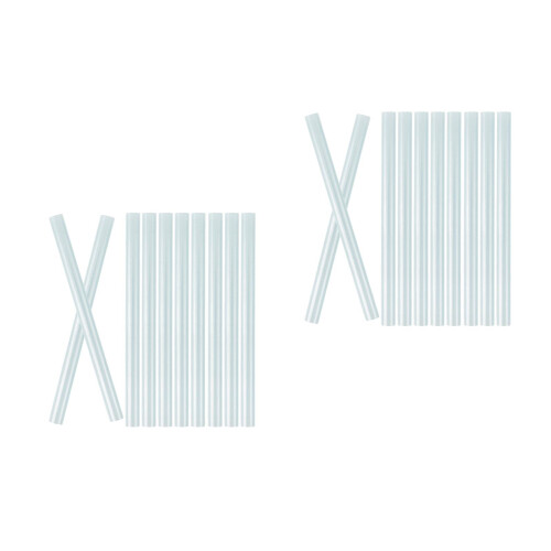 100Pcs Versatile Sky-Blue Hot Glue Sticks DIY Crafting Adhesive 1