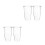 4Pcs Plastic Graduated Blender Cups Replacement for Home Mixing 7