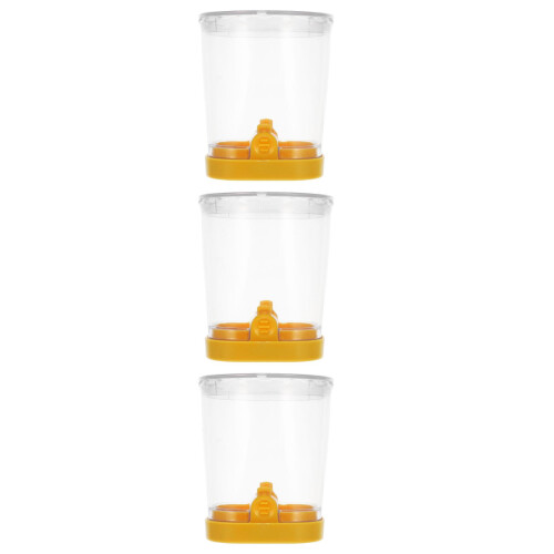 3Pcs Egg Slicing Tool and Fruit Cutter Yellow Compact Kitchen Gadget 1