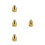 4Sets Aluminum Alloy fork Feet with Crystal Base for Home Use 3