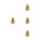 4Sets Aluminum Alloy fork Feet with Crystal Base for Home Use 7