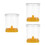 3Pcs Egg Slicing Tool and Fruit Cutter Yellow Compact Kitchen Gadget 7
