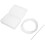 2Pcs Transparent Silicone Feeding Straws for Elderly Sippy Cups 10