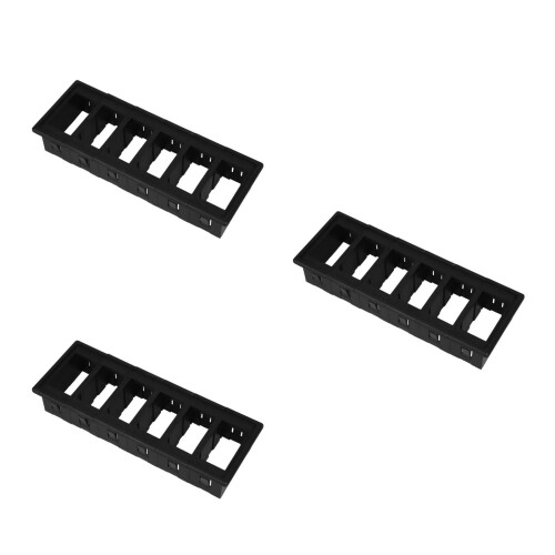 3Sets ABS Plastic Car and Marine Rocker Switch Panel Mounting Frame 2