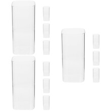 12Pcs Clear Glass Tall Drinking Glasses Classic Kitchen Glassware Set