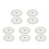 10Pcs Reusable Silver Plastic Rectangle Food Bowl Lids for Lunch Boxes 2
